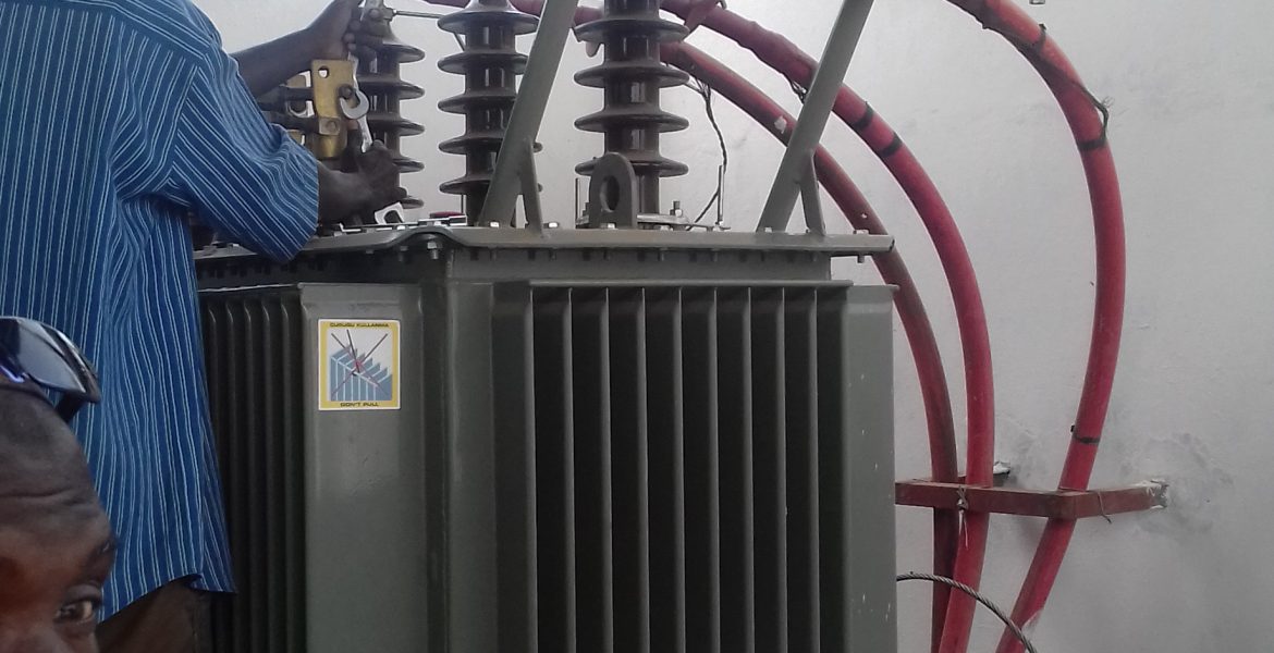 Supply and installation of 33KV OHL extension, 33/0.4KV, 500KVA
